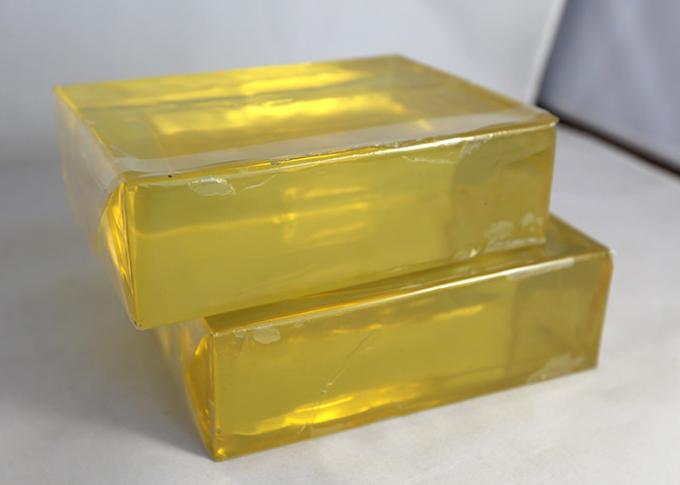 Pegamento de goma sintético transparente amarillo para las cintas de la industria 0