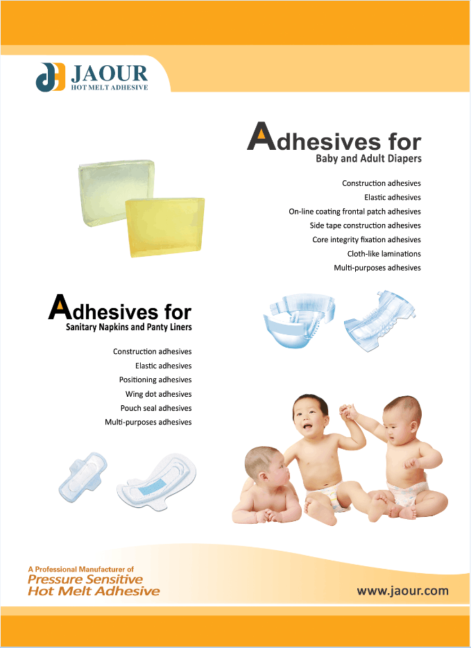 Pegamento caliente PSA del derretimiento del pañal del bebé adhesivo para la servilleta no tejida disponible 2