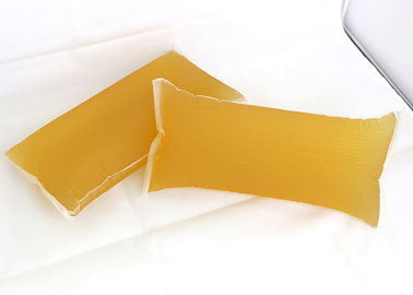 Pegamento caliente del derretimiento de la película transparente del PE/de OPP con la base de goma, pegamento caliente transparente del derretimiento para las cintas del bolso del mensajero