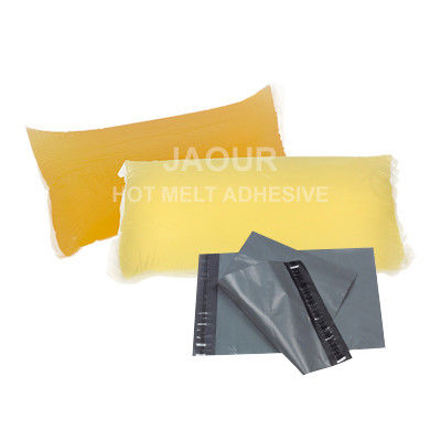 Pegamento caliente del PSA del derretimiento para el mensajero Bag Tapes con color amarillo claro y el buen enlace